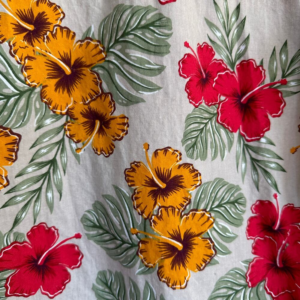 Eighth Avenue Tropical Floral Hawaiian Shirt Button Front Short Sleeve SMALL - Picture 6 of 9